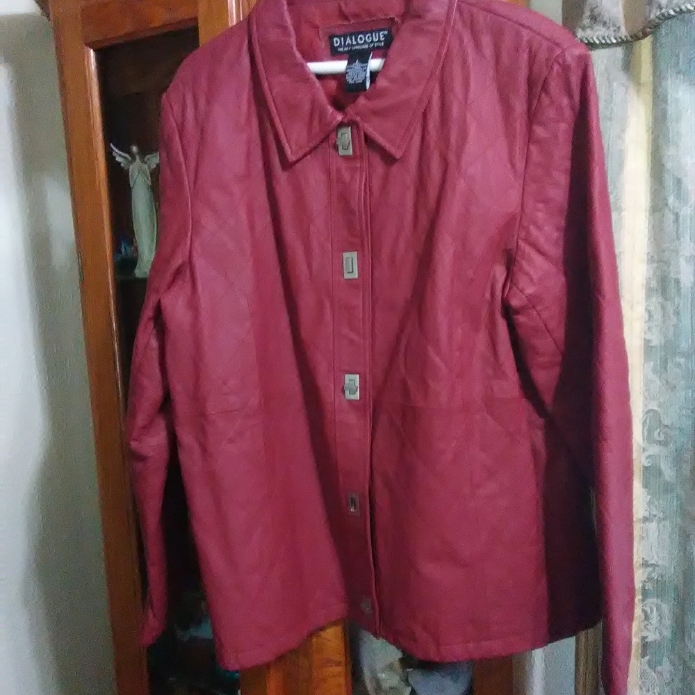 Leather jacket